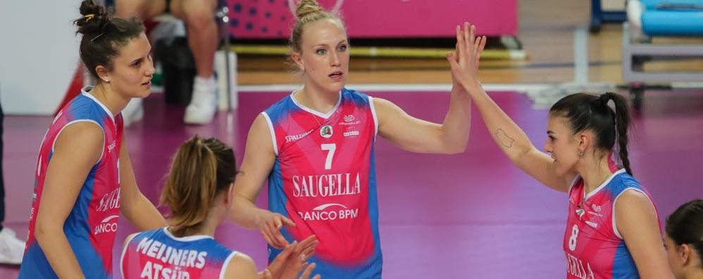 Pallavolo Vero Volley Saugella Igor Novara semifinale playoff gara 1 - foto Ufficio Stampa