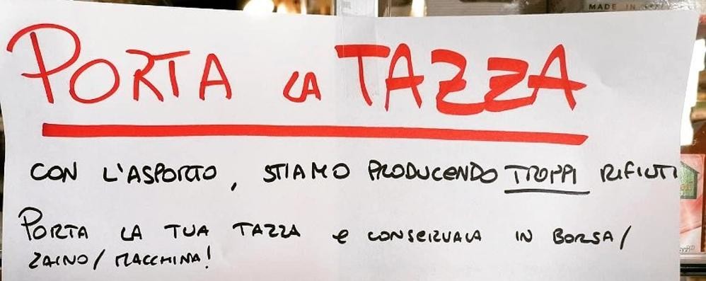 Monza bar iniziativa Porta la tazza