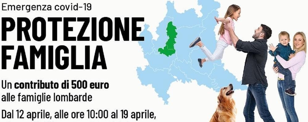 La pubblicità del bando regionale