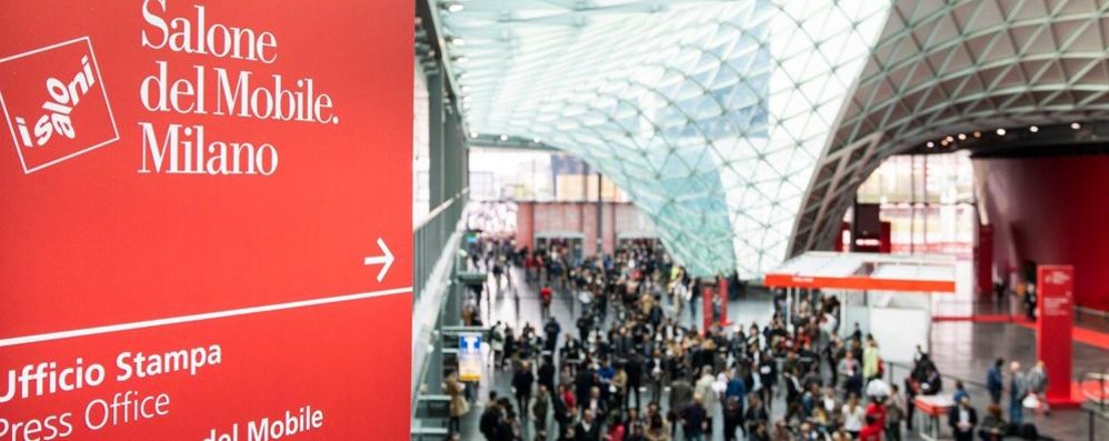 Il Salone del mobile alla Fiera di Milano