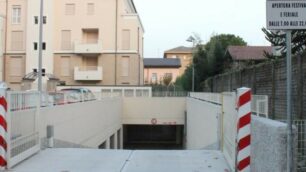 Il parking interrato di via alla Porada (Foto Volonterio)