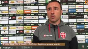Serie B, Brocchi dopo il ko di Ascoli: «È difficile, dobbiamo andare avanti»