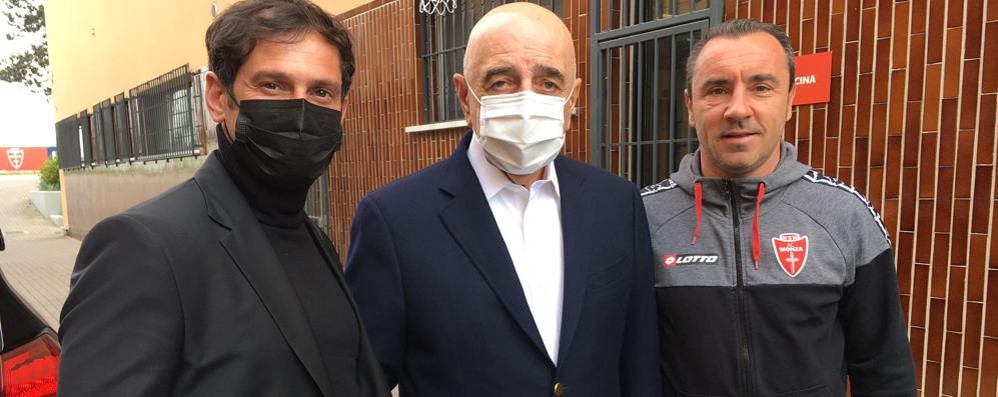 Calcio Ac Monza serie B Antonelli, Galliani, Brocchi