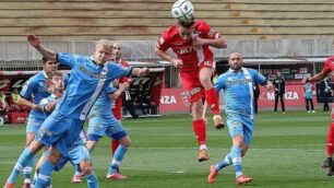 Il gol di Frattesi che ha portato in vantaggio il Monza contro il Pescara