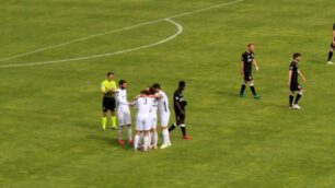 L’esultanza di Danilo Alessandro dopo il gol dell’1-0