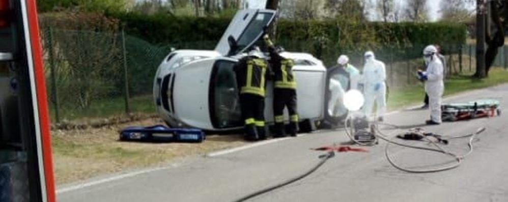 L’incidente a Lentate sul Seveso