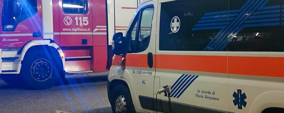 Nell’incidente sono intervenuti, oltre ai carabinieri, Croce bianca e vigili del fuoco