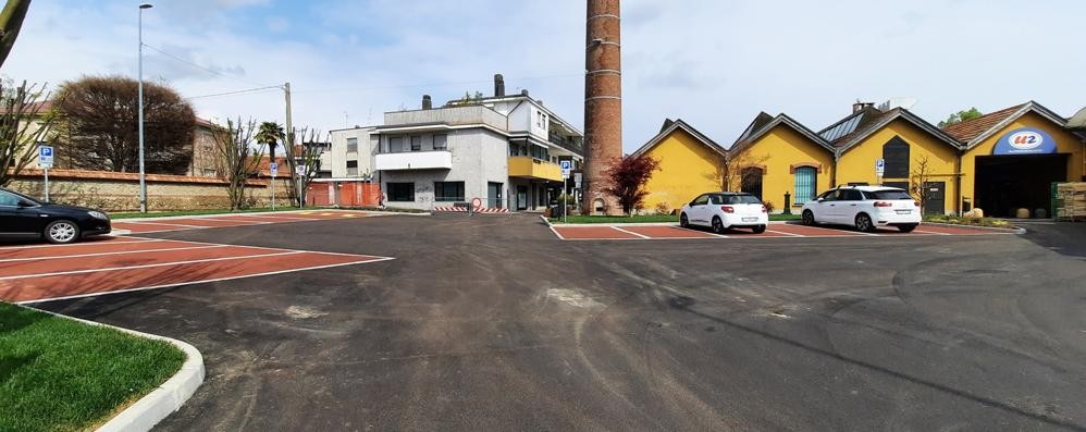 La “nuova” piazza del Caminone dopo la riqualificazione