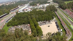 Panoramica aerea dell'autodromo di Monza