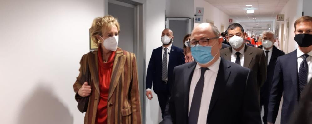 Vimercate Letizia Moratti visita ospedale