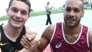 Atletica Tortu Jacobs nelle storie su Instagram