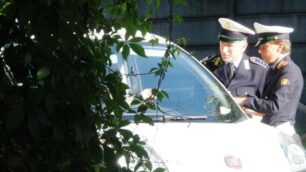 Agenti di polizia locale a Cesano