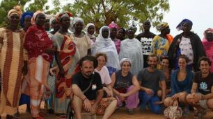 I volontari dell’associazione in Senegal