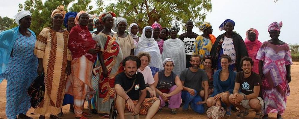 I volontari dell’associazione in Senegal