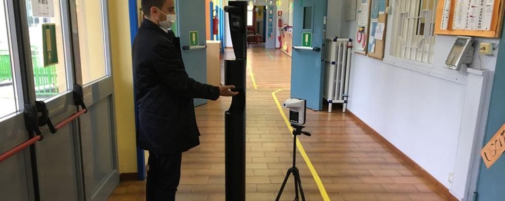 Concorezzo termo scanner scuola materna via 25 Aprile