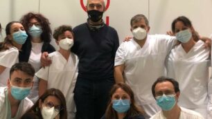 Il personale dell’Asst di Monza impegnato nell’ospedale Fiera Milano