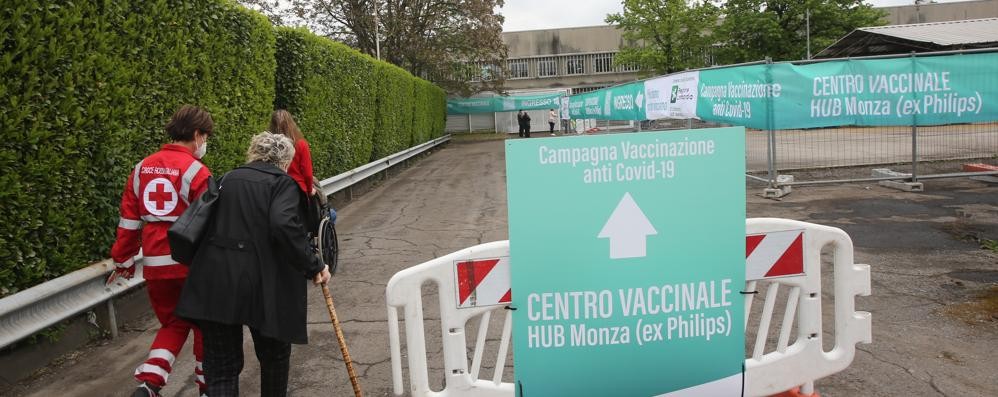 Monza Centro vaccini ex Philips