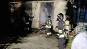 Desio incendio cascinale
