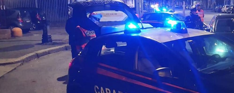 Pattuglie dei carabinieri di Monza