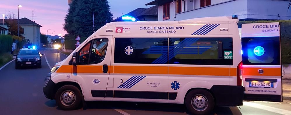 Giussano incidente rider via Giordano