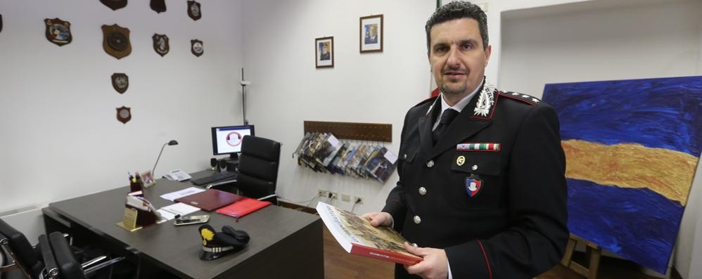 Il maggiore Francesco Provenza, comandante del nucleo carabinieri per la Tutela del patrimonio culturale di Monza