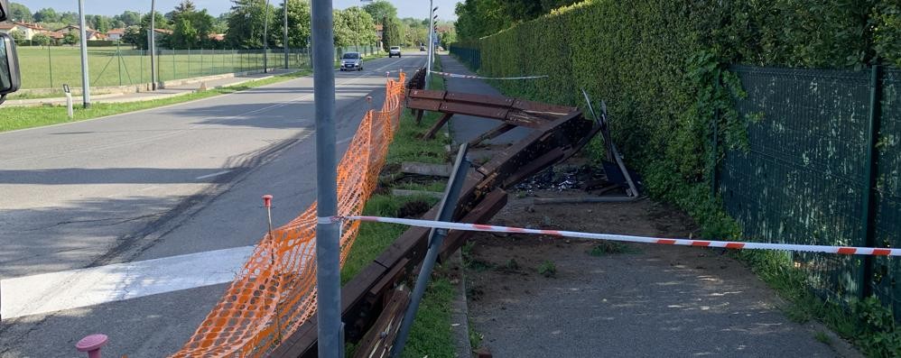 Camparada incidente via Ratti