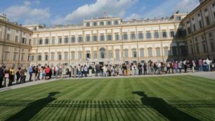 Gli ingressi in Villa reale a settembre 2014