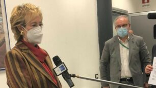 Vaccini Letizia Moratti ospedale di Vimercate