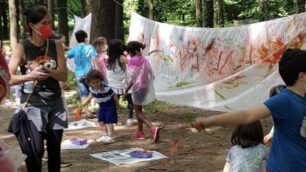 Il laboratorio al Bosco urbano