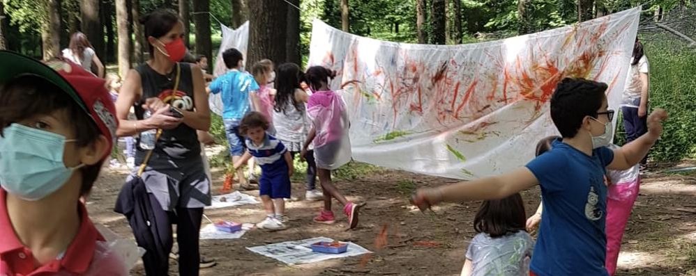 Il laboratorio al Bosco urbano
