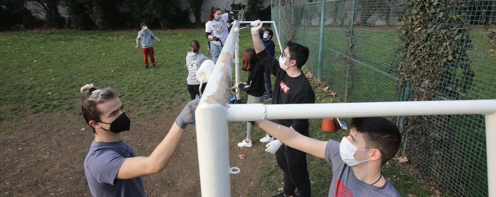 Il campo da calcio di via Valosa di Sotto, che dovrebbe essere trasferito