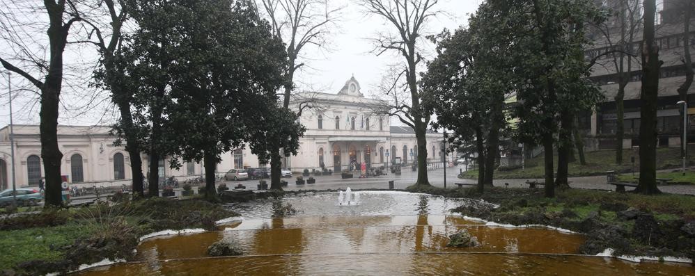 I giardini della stazione di Monza