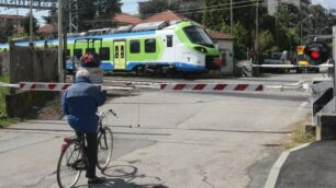 Monza Passaggio a livello via Osculati