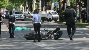 Monza Incidente stradale via Foscolo Alfieri
