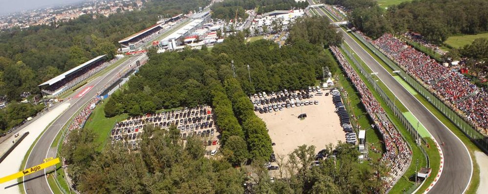 Monza01 Panoramica aerea dell'autodromo di Monza