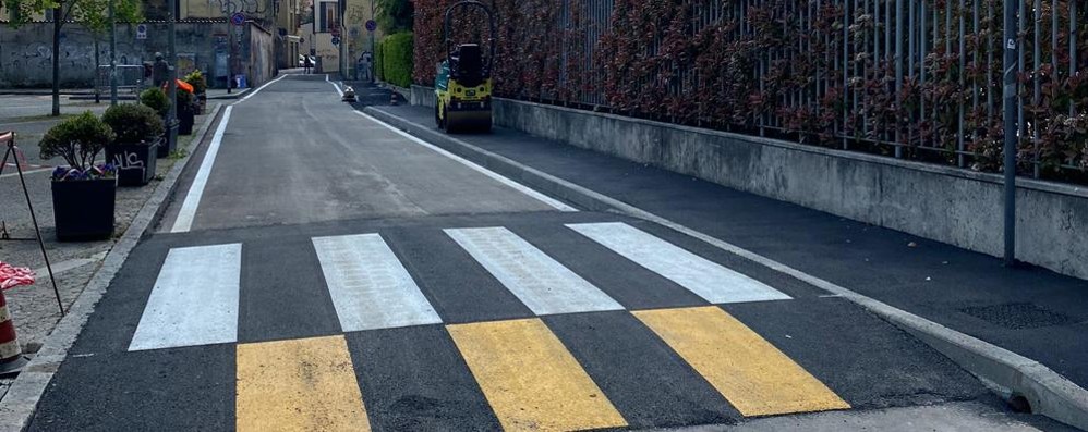 Monza scuola viabilità sicurezza via Enrico da Monza