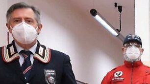 Vito Potenza e l’Associazione nazionale carabinieri protagonisti di una donazione di mascherina alla Croce rossa