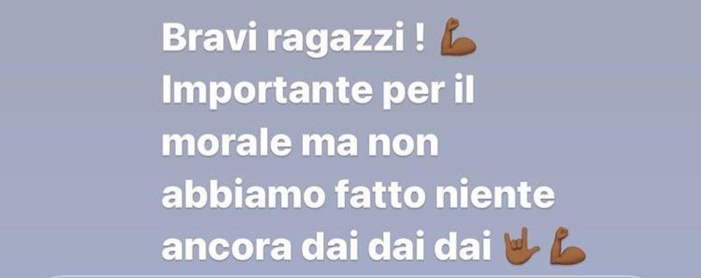 Serie B Mario Balotelli su Instagram