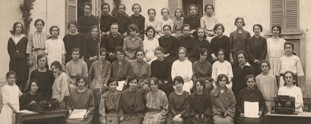 La classe ritratta nella foto del 1920