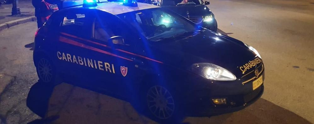 Una pattuglia dei carabinieri