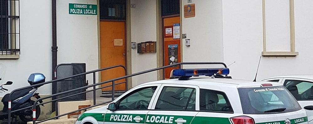 La sede del comando di polizia locale di  Usmate Velate