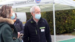 Monza Visita Fontana Bertolaso punto vaccino autodromo