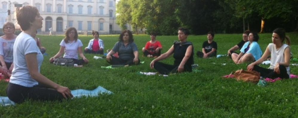 Yoga al parco