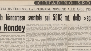 La pagina sportiva del Cittadino del 15/06/1961
