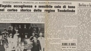 Dalla prima pagina del Cittadino del 29 giugno 1961