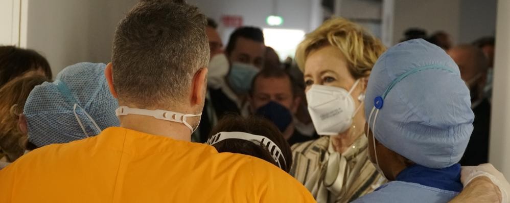 Il vicepresidente della Lombardia, Letizia Moratti