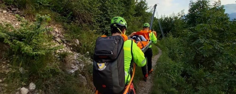 Soccorso alpino Desio Fiumelatte - foto Cnsas Soccorso alpino