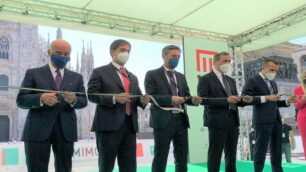 Mimo 2021, inaugurazione Milano Monza Motor Show con sindaco Dario Allevi e assessore regionale Fabrizio Sala