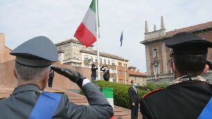 Celebrazione festa Repubblica piazza Trento