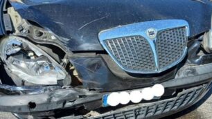 L’auto coinvolta nell’incidente